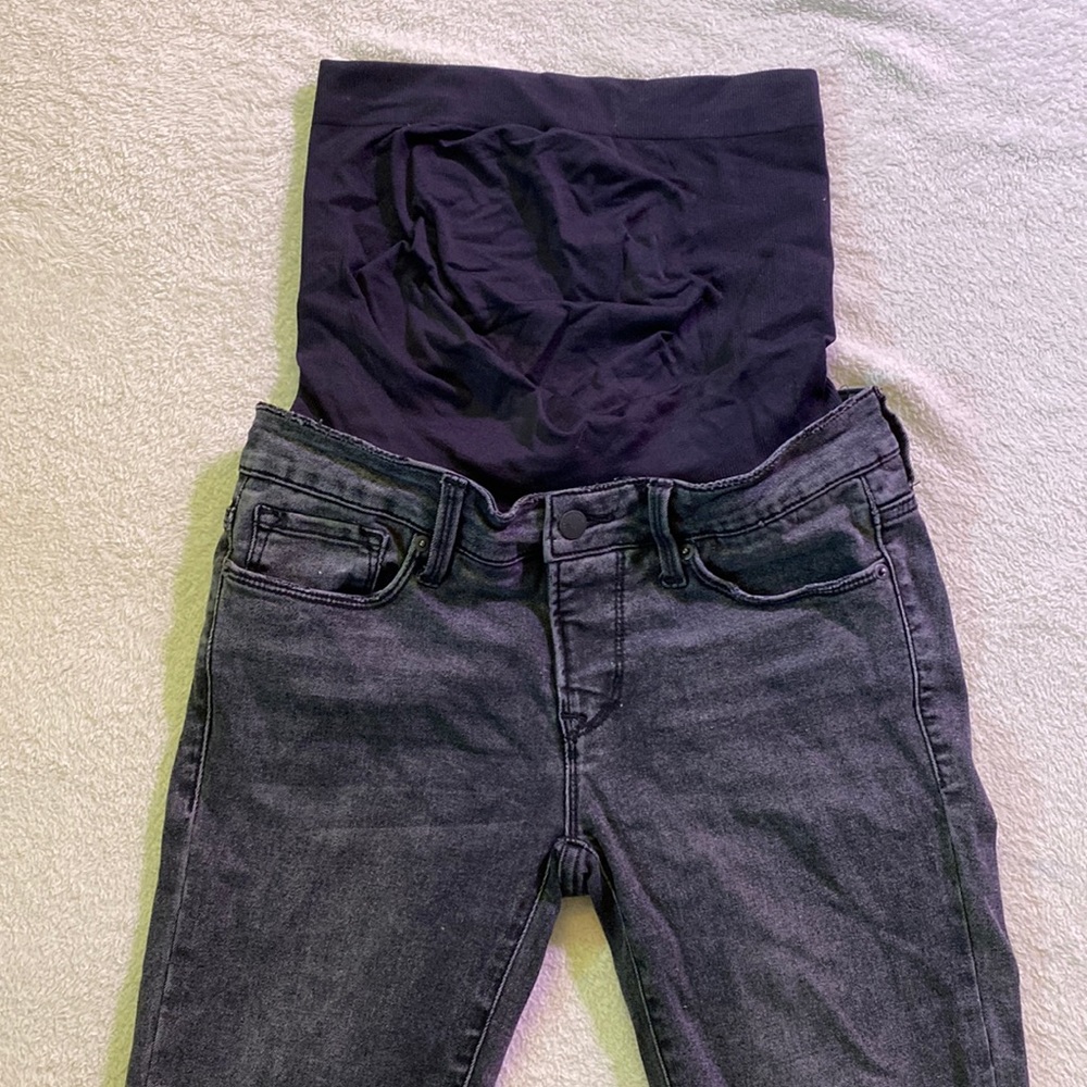 BLANQI Maternity Jeans, Black Washed